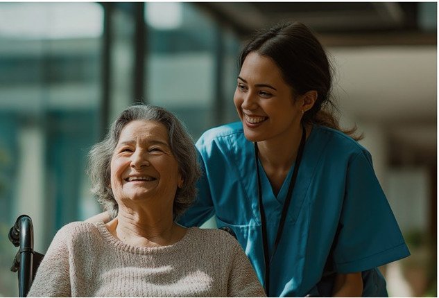 Modern aged care facility